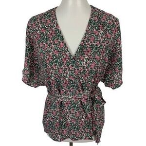 Vici Floral Women's Wrap Top